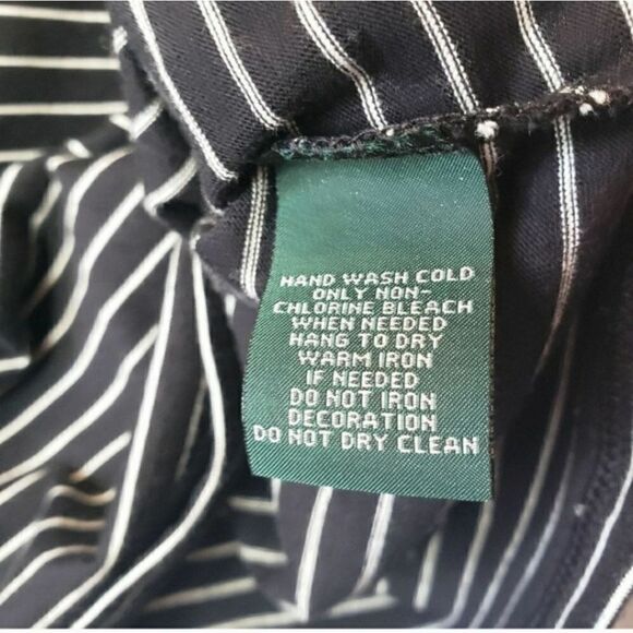 LAUREN RALPH LAUREN Striped Long-sleeved Embellished Tee - Picture 4 of 6